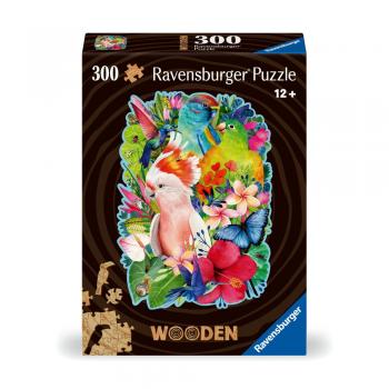 Puzzle lemn pasari 300 piese