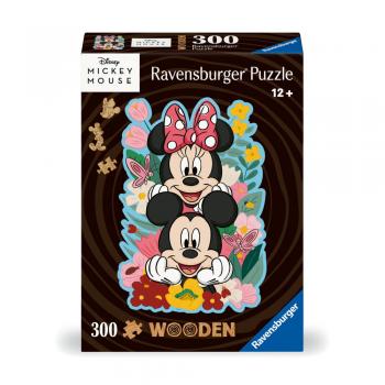 Puzzle lemn mickey si minnie 300 piese