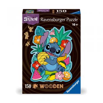 Puzzle lemn contur disney stitch 150 piese