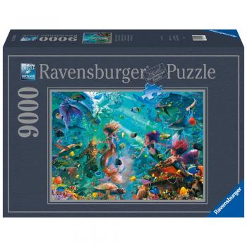 Puzzle sirene si animale 9000 piese