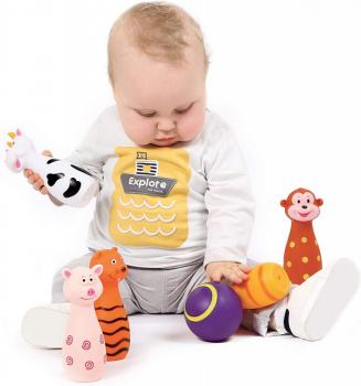 Ludi set de popice soft cu animalute