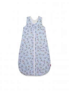 Sac de dormit copii, loving bear blue, din bumbac 60 cm, 0.5 tog