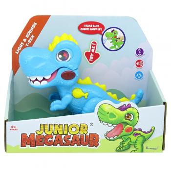 Mighty megasaur - dinozaur junior cu lumini si sunete, diverse culori