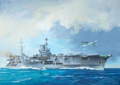 Model Set HMS Ark Royal & Tribal Class Destoryer