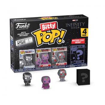 Funko bitty pop: marvel- iron man 4pk