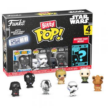 Funko bitty pop: star wars- darth vader 4pk