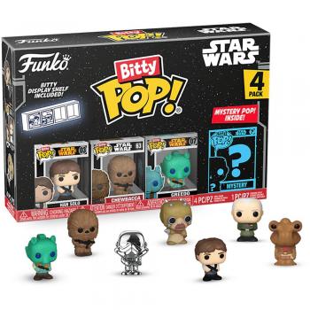 Funko bitty pop: star wars- han solo 4pk