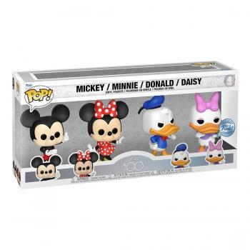 Funko pop disney: disney classics - 4pk - mickey / minnie / donald / daisy