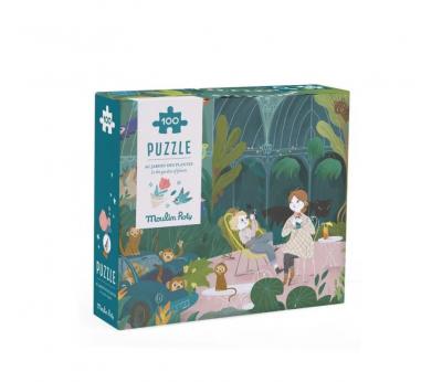 Puzzle intre plante, moulin roty