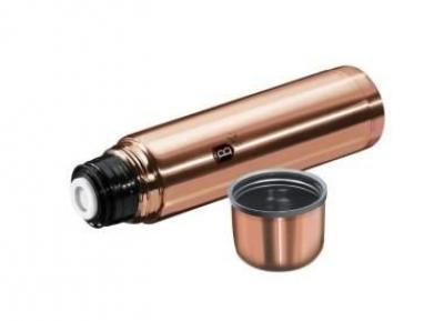 Termos 1 litru, rose gold metallic line, berlingerhaus, bh 7605