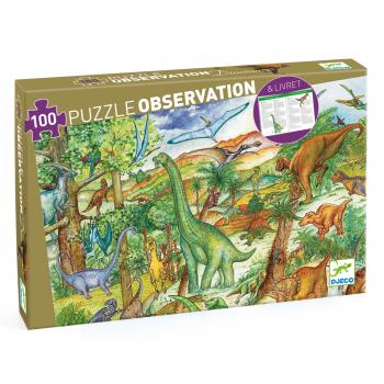 Puzzle observatie dinozauri, djeco