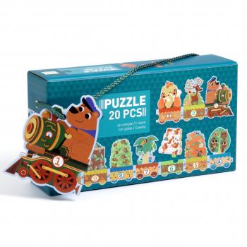 Puzzle djeco, invat sa numar