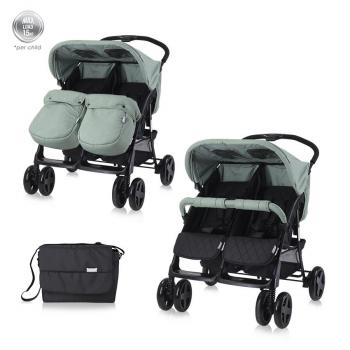 Carucior pentru gemeni twin, green bay