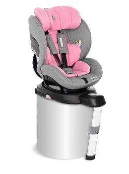 Scaun auto, proxima, i-size, isofix, rotativ, 40-105 cm, pink & grey