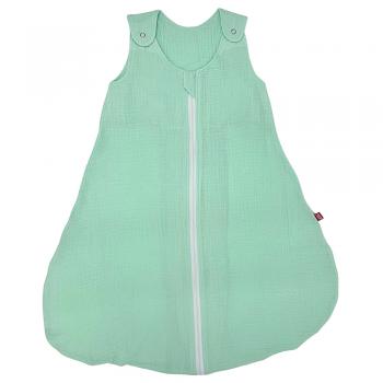 Sac de dormit copii 0.3 tog, din muselina,  minty 95 cm, 0.3 tog - vara