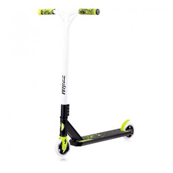 Trotineta, lionelo, whizz, pentru acrobatii, rulmenti abec-9, sistemul de compresie ihc 9, 20 - 100 kg, conform cu standardul european de securitate en14619, verde/negru