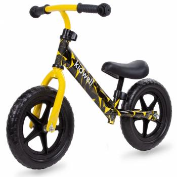 Bicicleta fara pedale kidwell rebel yellow - resigilat (urme usoare de utilizare si montaj)