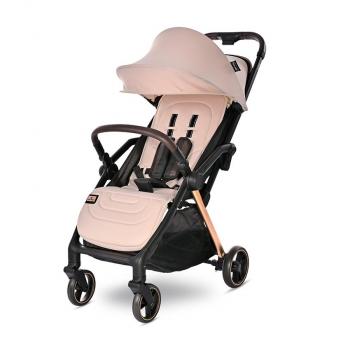 Carucior pentru nou-nascut autofold loret, ultra-light, pana la 22 kg, beige