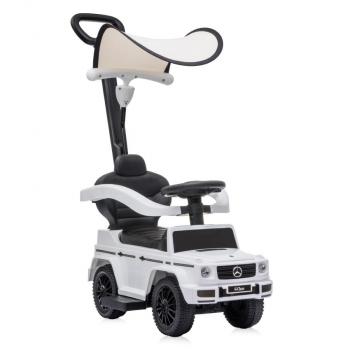 Masinuta de teren, mercedes-benz g350d, maner parental, copertina, white