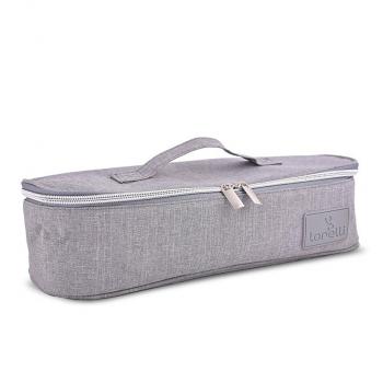 Geanta termica pentru mancare, avy, 3 compartimente detasabile, 33x11x10 cm, grey