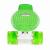 Penny board pentru copii cu lumini led - verde