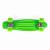 Penny board pentru copii cu lumini led - verde