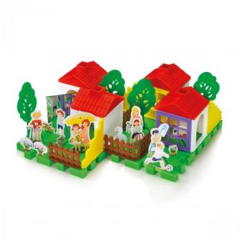 Set creativ pentru copii Geoville Quercetti 60 piese