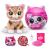 Pets alive - jucarie de plus interactiva pisica cu accesorii supriza, smitten kittens