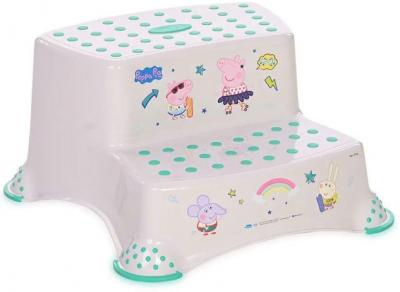 Inaltator dublu pentru baie antiderapant, disney, peppa comic grey