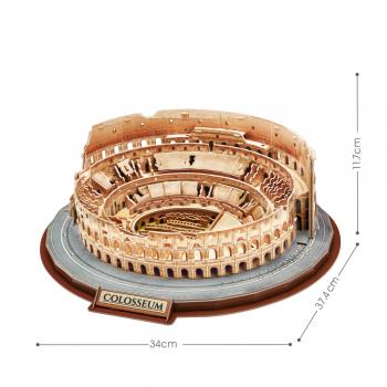 Cubic fun - puzzle 3d colosseum nivel complex 163 piese