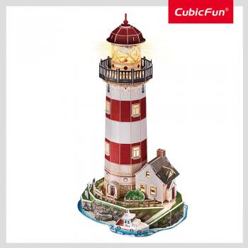 Cubic fun - puzzle 3d led far 72 piese