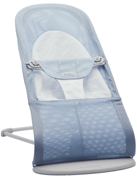 Baby bjorn - balansoar balance soft, sky blue/white, mesh