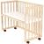 Patut copii din lemn co-sleeper Hubners Eva 94x46 cm natur