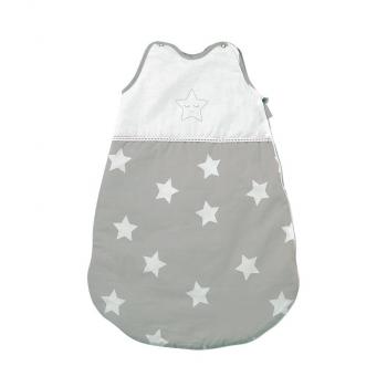 Sac de dormit de vara (0-6 luni), stars grey