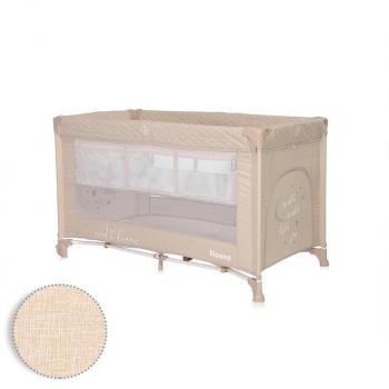 Patut pliabil noemi, 2 nivele, fog beige star