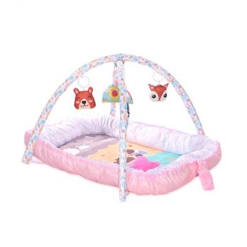 Saltea de activitate, baby nest, 97x66 cm, pink