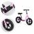 Bicicleta fara pedale cu platforma si roti din spuma eva ecotoys jt-bb-05 - roz