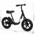 Bicicleta fara pedale cu platforma si roti din spuma eva ecotoys jt-bb-05 - negru