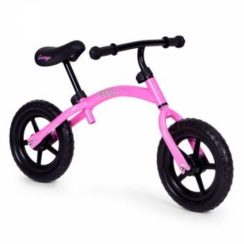 Bicicleta fara pedale cu roti din spuma eva ecotoys ym-bb-13 - roz