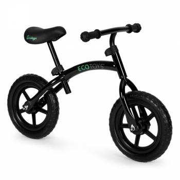 Bicicleta fara pedale cu roti din spuma eva ecotoys ym-bb-13 - negru