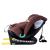 Scaun Auto Saphir DELUXE BUF BOOF iSIZE Coffee cu Isofix pozitie somn 165 grade rotativ 360 grade 40-150 cm