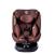 Scaun Auto Saphir DELUXE BUF BOOF iSIZE Coffee cu Isofix pozitie somn 165 grade rotativ 360 grade 40-150 cm