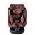 Scaun Auto Saphir DELUXE BUF BOOF iSIZE Coffee cu Isofix pozitie somn 165 grade rotativ 360 grade 40-150 cm