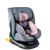 Scaun Auto Saphir DELUXE BUF BOOF iSIZE Pink cu Isofix pozitie somn 165 grade rotativ 360 grade 40-150 cm