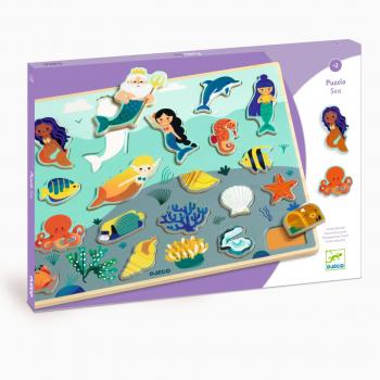 Puzzle lemn ocean, djeco