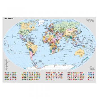 Ravensburger - puzzle harta politica a lumii 1000 piese design nou