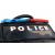 Masinuta electrica cu telecomanda super-police, roti eva, scaun tapitat, 113x69x48 cm, putere 70w - negru