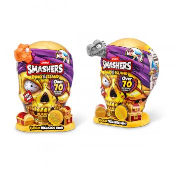 Smashers - set cu peste 70 figurine si accesorii gold treasure hunter, dino island