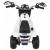 Motocicleta electrica minibike, roti din plastic, scaun tapitat, 71x53x57 cm, putere 6v - alb