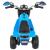 Motocicleta electrica minibike, roti din plastic, scaun tapitat, 71x53x57 cm, putere 6v - albastru